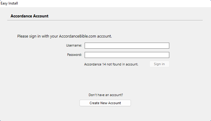 Login window