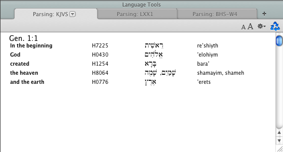 Parsing Keyed Bible Text